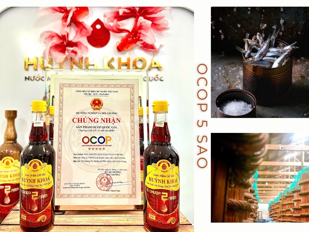 Chứng nhận sản phẩm OCOP 5sao